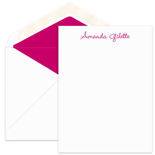 Wendy Letter Sheets - Raised Ink